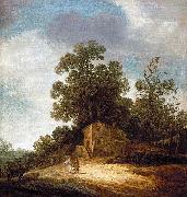 Pieter de Molijn Pastoral Landscape with Tobias and the Angel oil painting reproduction